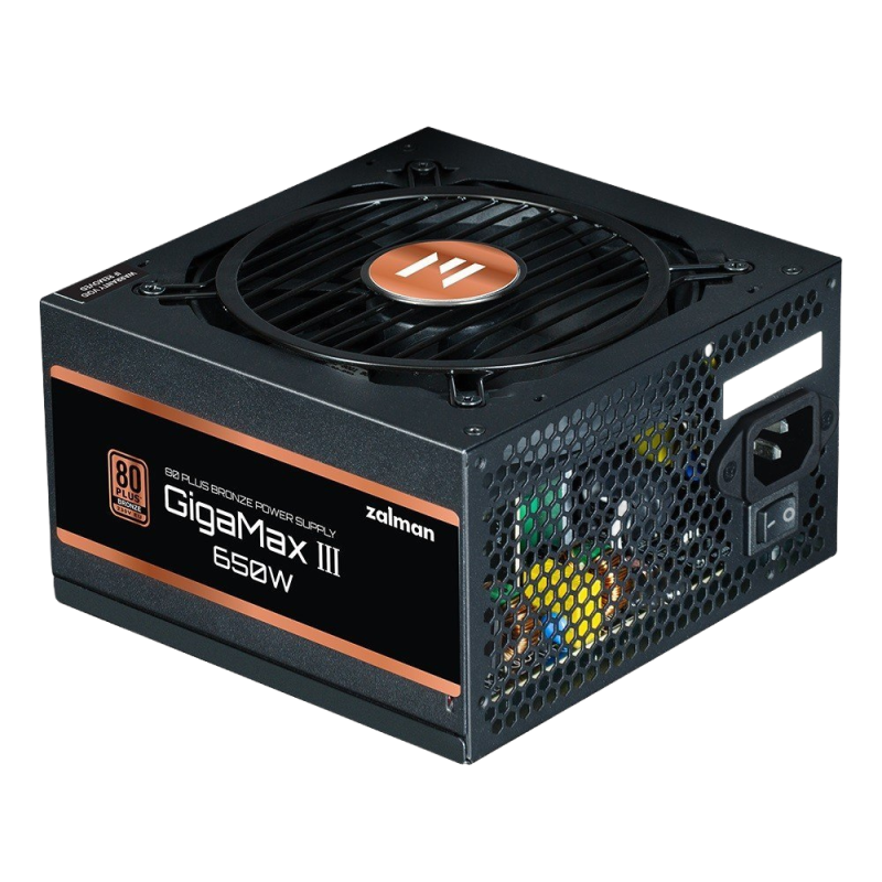 Zasilacz Zalman GigaMax III 650W 80+ Bronze półmodułowy ATX 3.0 Zasilacz Zalman GigaMax III 650W 80+ Bronze półmodułowy ATX 3.0