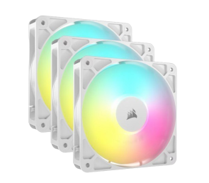 Corsair Wentylator RS120 ARGB White 120mm 3 wentylatory zestaw