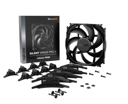 Wentylator Be quiet! Silent Wings Pro 4 140mm PWM cichy wydajny