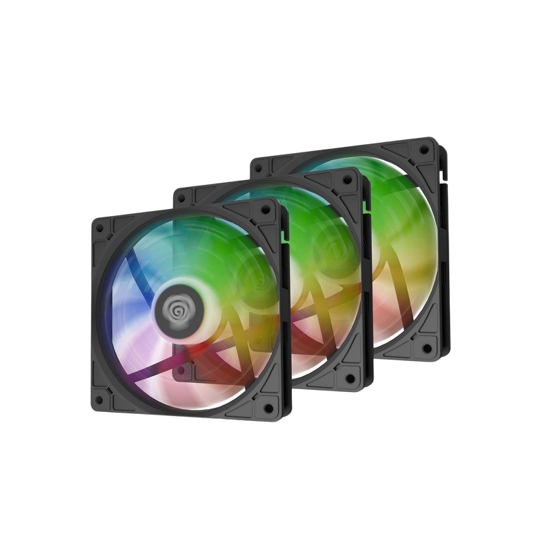 Wentylator Natec Genesis OXAL 120 ARGB 3 sztuki czarne chłodzenie Wentylator Natec Genesis OXAL 120 ARGB 3 sztuki czarne chłodzenie