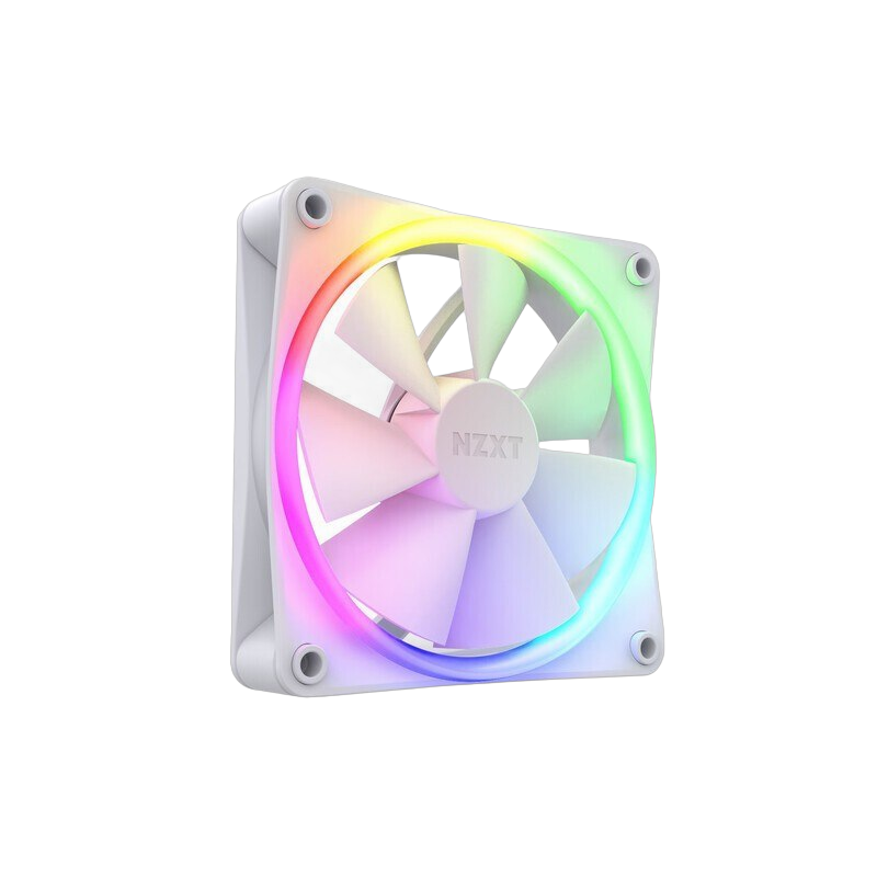 Wentylator NZXT F120 RGB 120mm biały wydajny chłodzenie z RGB Wentylator NZXT F120 RGB 120mm biały wydajny chłodzenie z RGB