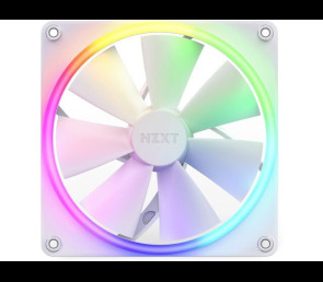 Wentylator NZXT F140 RGB 140mm biały wydajny z efektem świetlnym