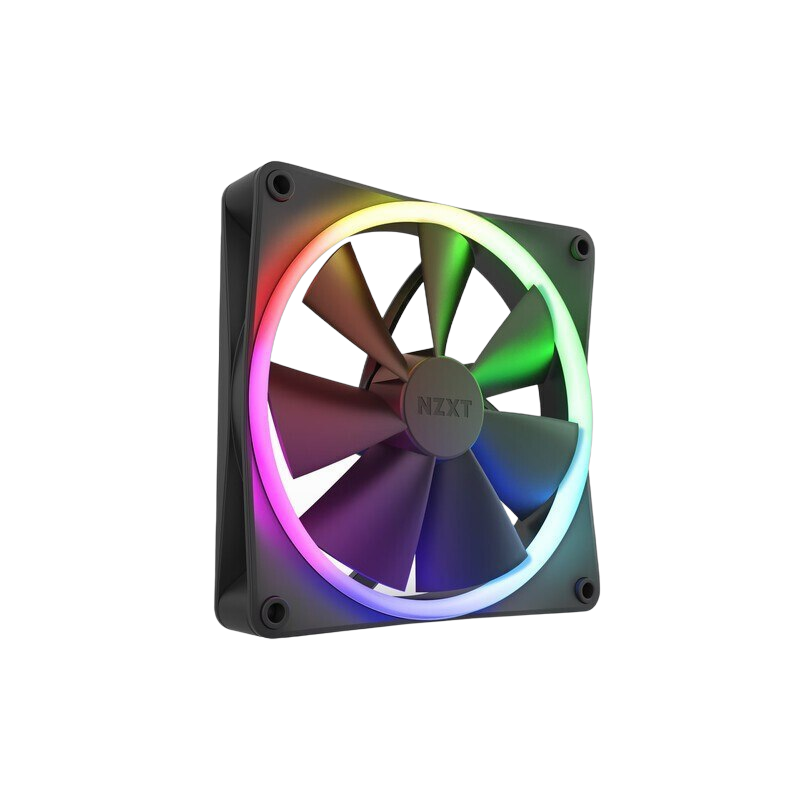 Wentylator NZXT F140 RGB 140mm czarny efektywny chłodzenie Wentylator NZXT F140 RGB 140mm czarny efektywny chłodzenie