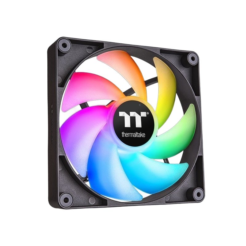 Wentylator Thermaltake CT120 ARGB 12cm 2Pack Black wydajny cichy Wentylator Thermaltake CT120 ARGB 12cm 2Pack Black wydajny cichy