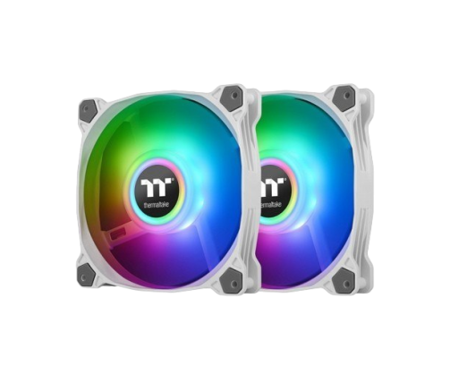 Wentylator Thermaltake Pure Duo 12 ARGB Sync biały zestaw 2 sztuki