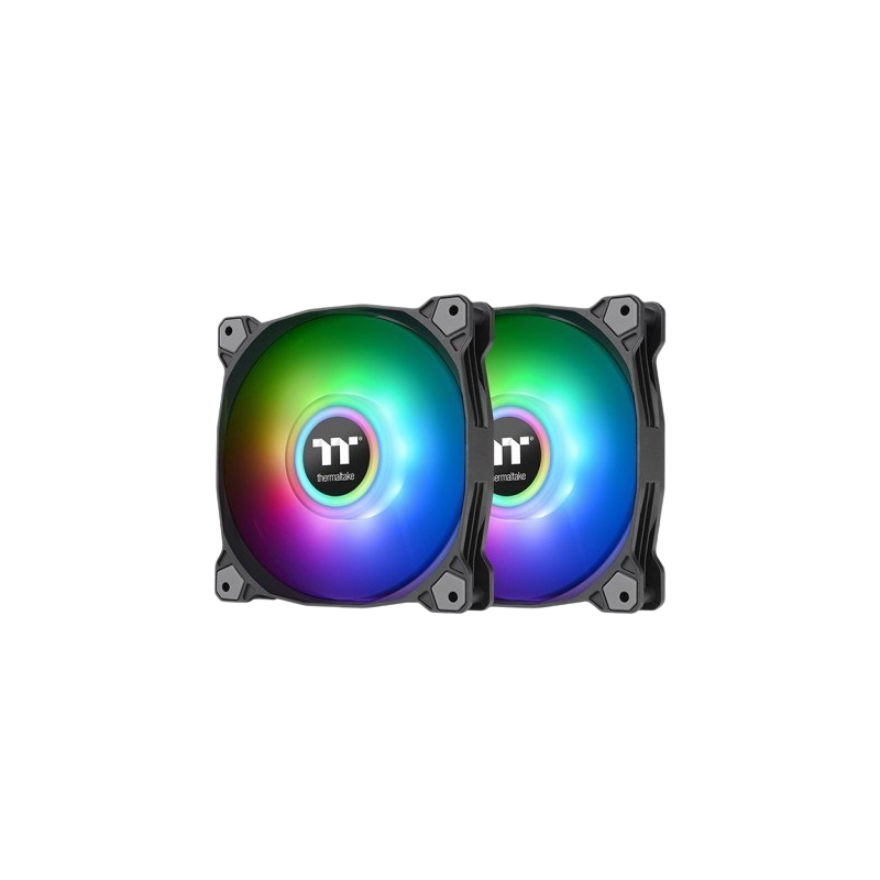 Wentylator Thermaltake Pure Duo 12 ARGB Sync czarny 2 pak wydajny Wentylator Thermaltake Pure Duo 12 ARGB Sync czarny 2 pak wydajny