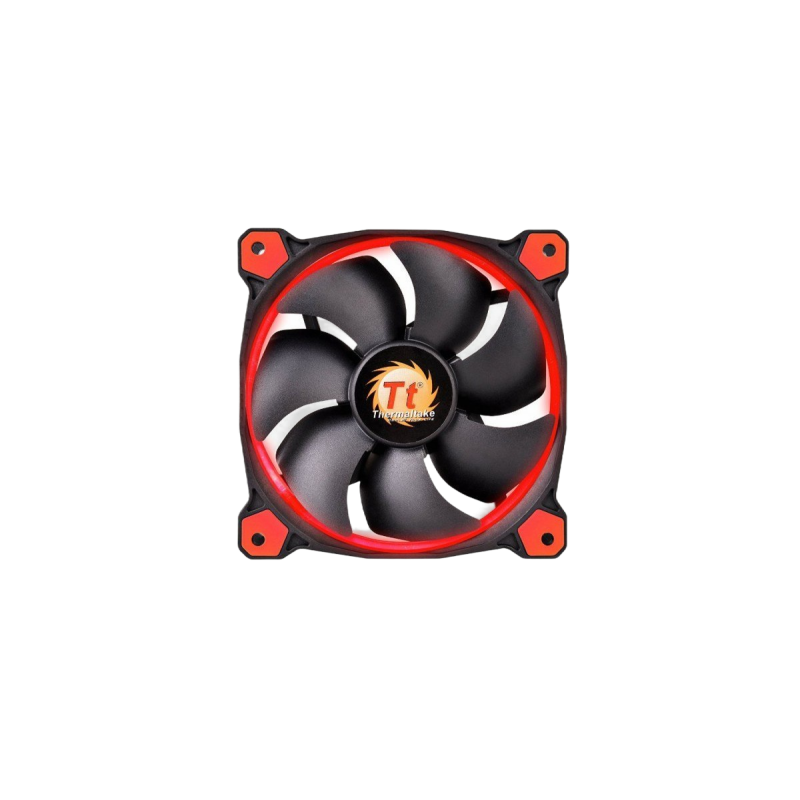 Wentylator Thermaltake Riing 12 LED 120mm cichy z podświetleniem czerwonym Wentylator Thermaltake Riing 12 LED 120mm cichy z podświetleniem czerwonym