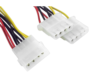 Kabel Gembird rozdzielacz zasilania 1xMOLEX na 2xMOLEX 15 cm komputerowy