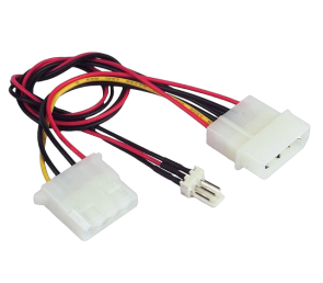 Kabel Gembird rozdzielacz zasilania 2xMOLEX 1x3PIN komputerowy 15 cm