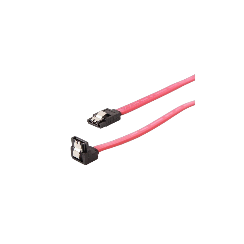 Kabel SATA DATA III 50cm czerwony metalowe zatrzaski komputerowy Kabel SATA DATA III 50cm czerwony metalowe zatrzaski komputerowy