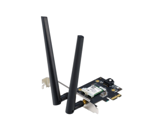 Karta sieciowa Asus PCE-AXE5400 WiFi 6E z antenami zewnętrznymi