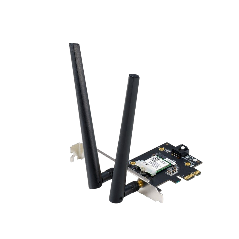 Karta sieciowa Asus PCE-AXE5400 WiFi 6E z antenami zewnętrznymi