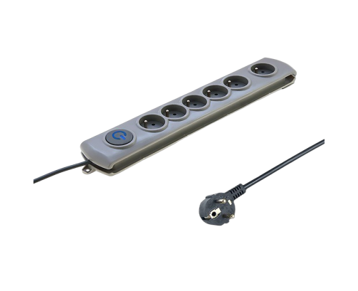 Listwa antyprzepięciowa Qoltec 6 gniazd 5m z włącznikiem Quick Switch