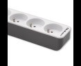 Listwa zasilająca Qoltec 5 gniazd 1.8m biało-szara z włącznikiem Quick Switch Listwa zasilająca Qoltec 5 gniazd 1.8m biało-szara z włącznikiem Quick Switch