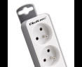 Listwa zasilająca Qoltec 5 gniazd 1.8m biało-szara z włącznikiem Quick Switch Listwa zasilająca Qoltec 5 gniazd 1.8m biało-szara z włącznikiem Quick Switch