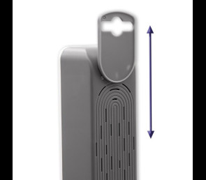 Listwa zasilająca Qoltec 5 gniazd 1.8m biało-szara z włącznikiem Quick Switch