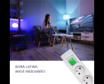 Listwa zasilająca Qoltec 5 gniazd 1.8m biało-szara z włącznikiem Quick Switch Listwa zasilająca Qoltec 5 gniazd 1.8m biało-szara z włącznikiem Quick Switch
