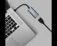 Adapter Qoltec aluminiowy USB-C na HDMI 4K 60Hz do laptopa i smartfona Adapter Qoltec aluminiowy USB-C na HDMI 4K 60Hz do laptopa i smartfona