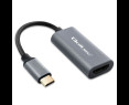 Adapter Qoltec aluminiowy USB-C na HDMI 4K 60Hz do laptopa i smartfona Adapter Qoltec aluminiowy USB-C na HDMI 4K 60Hz do laptopa i smartfona