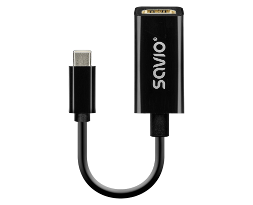 Adapter SAVIO AK-79 USB-C HDMI 4K 30Hz kompaktowy Plug Play