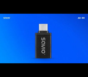 Adapter USB-A 3.1 USB-C 3.1 AK-80 szybki transfer danych OTG 3A