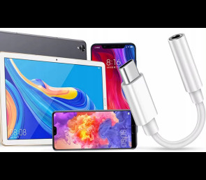 Kabel do słuchawek przejściówka USB-C minijack 3,5mm do smartfona laptopa