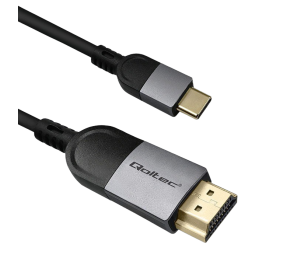 Qoltec Kabel Adapter USB-C na HDMI 4K 2m 60Hz wysoka jakość obrazu