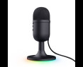 Mikrofon GXT 234 Yunix USB czarny gamingowy z RGB LED Mikrofon GXT 234 Yunix USB czarny gamingowy z RGB LED