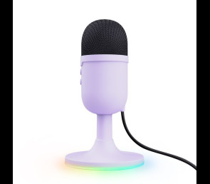 Mikrofon Trust GXT234P Yunix USB fioletowy gamingowy z RGB LED
