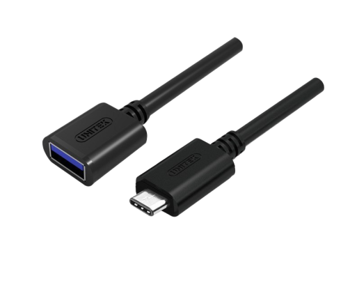 Adapter USB Typ-C Y-C476BK 15cm OTG stabilny do smartfonów i tabletów