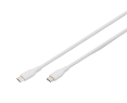 Digitus Kabel zasilający USB-C 1m 60W biały silikonowy Digitus Kabel zasilający USB-C 1m 60W biały silikonowy