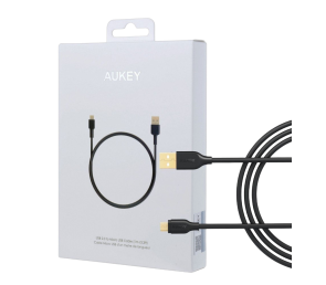 Kabel AUKEY CB-MD1 Black 1m Quick Charge micro USB 480Mbps wydajny
