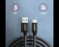 Kabel AXAGON BUCM3-AM10AB USB-C USB-A 3.2 Gen 1 1m czarny wydajny Kabel AXAGON BUCM3-AM10AB USB-C USB-A 3.2 Gen 1 1m czarny wydajny