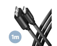 Kabel AXAGON Micro-B USB USB-C 3.2 Gen1 1m szybki transfer ładowanie Kabel AXAGON Micro-B USB USB-C 3.2 Gen1 1m szybki transfer ładowanie
