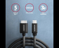 Kabel AXAGON Micro-B USB USB-C 3.2 Gen1 1m szybki transfer ładowanie Kabel AXAGON Micro-B USB USB-C 3.2 Gen1 1m szybki transfer ładowanie