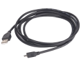 Kabel Gembird LUNA mikro USB 2.0 1.8M czarny do urządzeń Kabel Gembird LUNA mikro USB 2.0 1.8M czarny do urządzeń