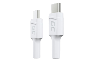 Kabel Green Cell PowerStream USB-C do USB-C 2m PD 60W QC 3.0 biały
