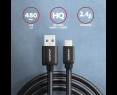 Kabel MicroUSB AXAGON BUMM-AM10AB 1m 2 4A szybkie ładowanie wytrzymały Kabel MicroUSB AXAGON BUMM-AM10AB 1m 2 4A szybkie ładowanie wytrzymały