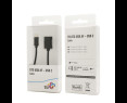 Kabel OTG USB C 15cm czarny do smartfona i tabletu Kabel OTG USB C 15cm czarny do smartfona i tabletu