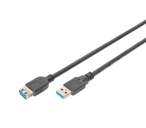 Kabel przedłużający USB 3.1 Gen.1 3m czarny SuperSpeed 5Gbps