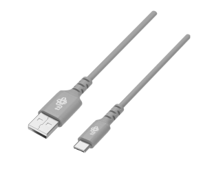 Kabel TB USB USB C 1m silikonowy szary Quick Charge
