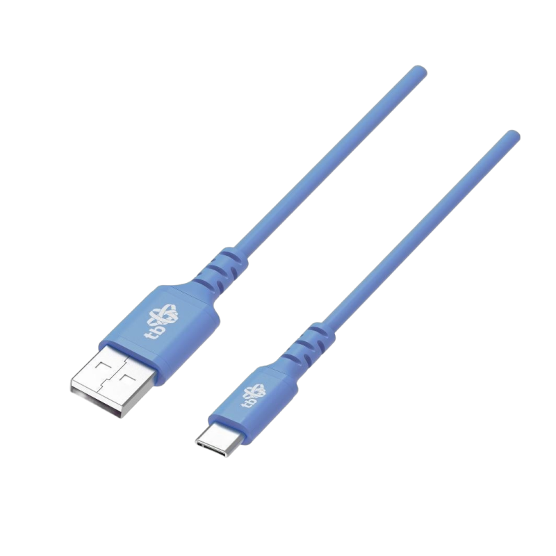 Kabel TB USB-USB C 1m silikonowy niebieski Quick Charge Kabel TB USB-USB C 1m silikonowy niebieski Quick Charge