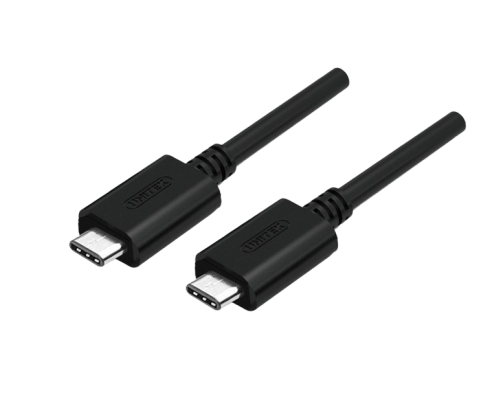 Kabel Unitek USB Typ-C do USB Typ-C 1m profesjonalny czarny