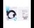 Kabel USB 1.8 m przedłużacz czarny elastyczny USB 2.0 Kabel USB 1.8 m przedłużacz czarny elastyczny USB 2.0