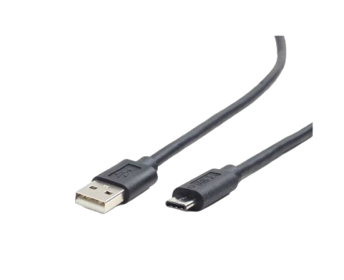 Kabel USB 2.0 A męski do C męski 1m czarny szybka synchronizacja