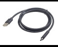Kabel USB 2.0 A męski do C męski 1m czarny szybka synchronizacja Kabel USB 2.0 A męski do C męski 1m czarny szybka synchronizacja