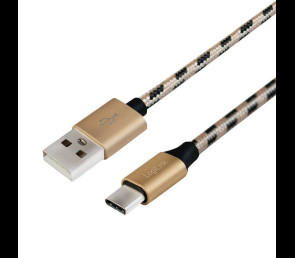 Kabel USB 2.0 A męski do USB-C męski 2m szybka transmisja danych
