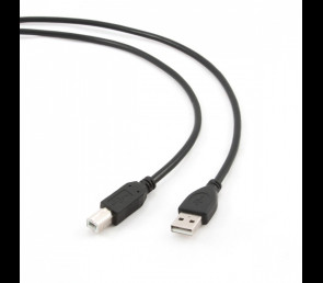 Kabel USB 2.0 AB AM-BM 1.8m czarny do komputerów i drukarek