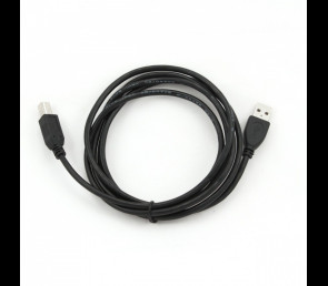 Kabel USB 2.0 AB AM-BM 1.8m czarny do komputerów i drukarek