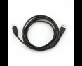 Kabel USB 2.0 AB AM-BM 1.8m czarny do komputerów i drukarek Kabel USB 2.0 AB AM-BM 1.8m czarny do komputerów i drukarek